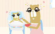らくだ親子