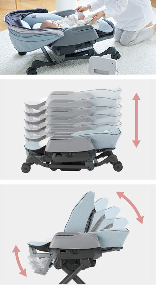 Combi コンビ ハイ＆ロー オートスウィングラック ネムリラ BEDi