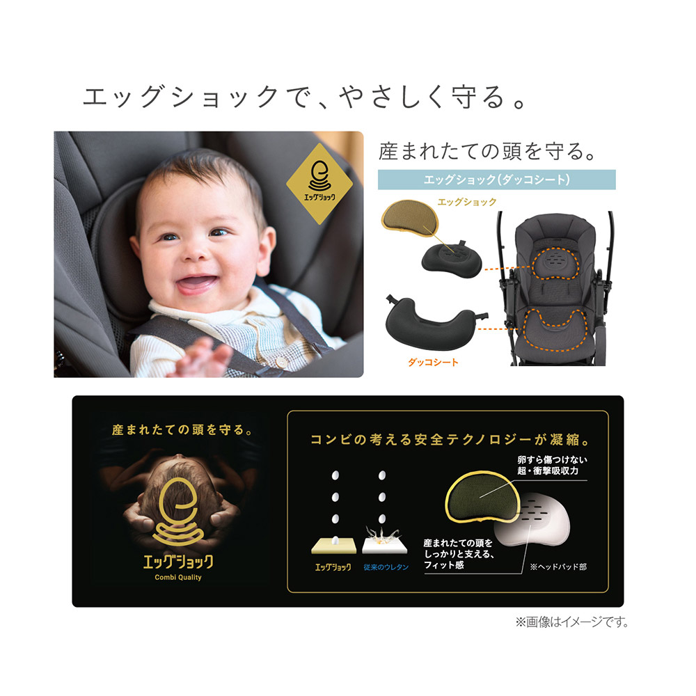 Combi コンビ スゴカル 4キャス エッグショック | ベビーカー レンタル